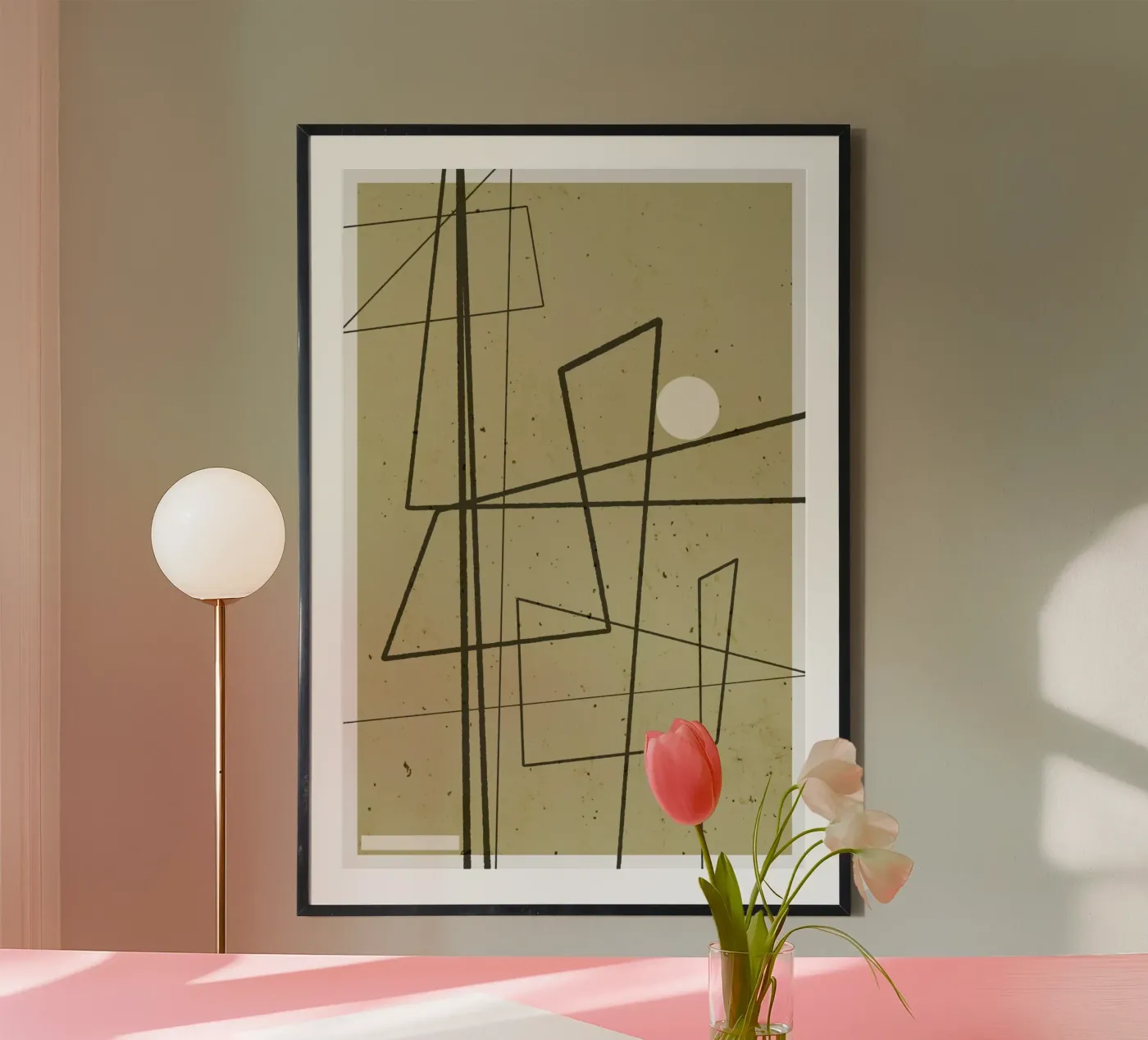 Angular Lines No 9 poster by treechild