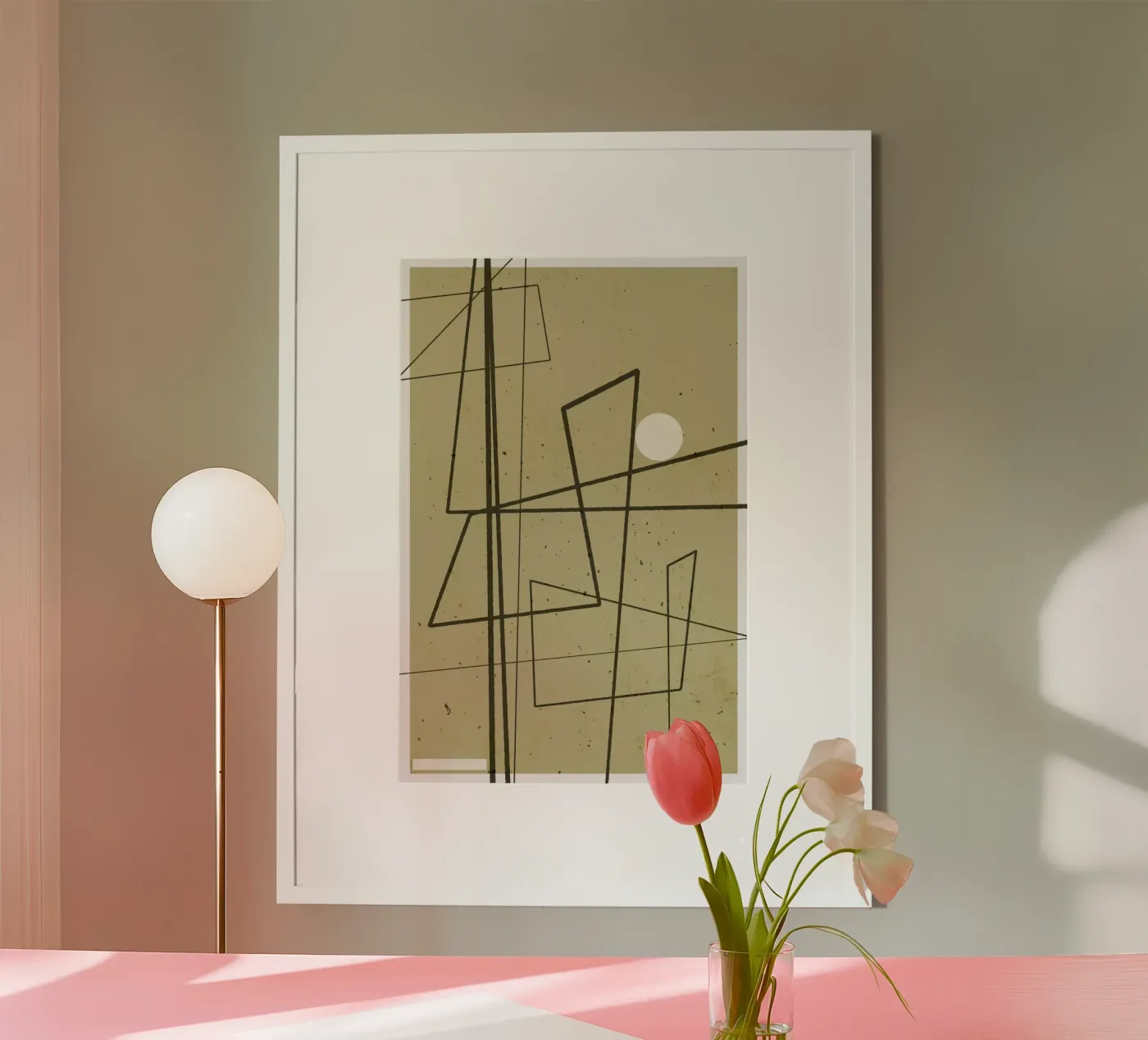 Angular Lines No 9 poster by treechild