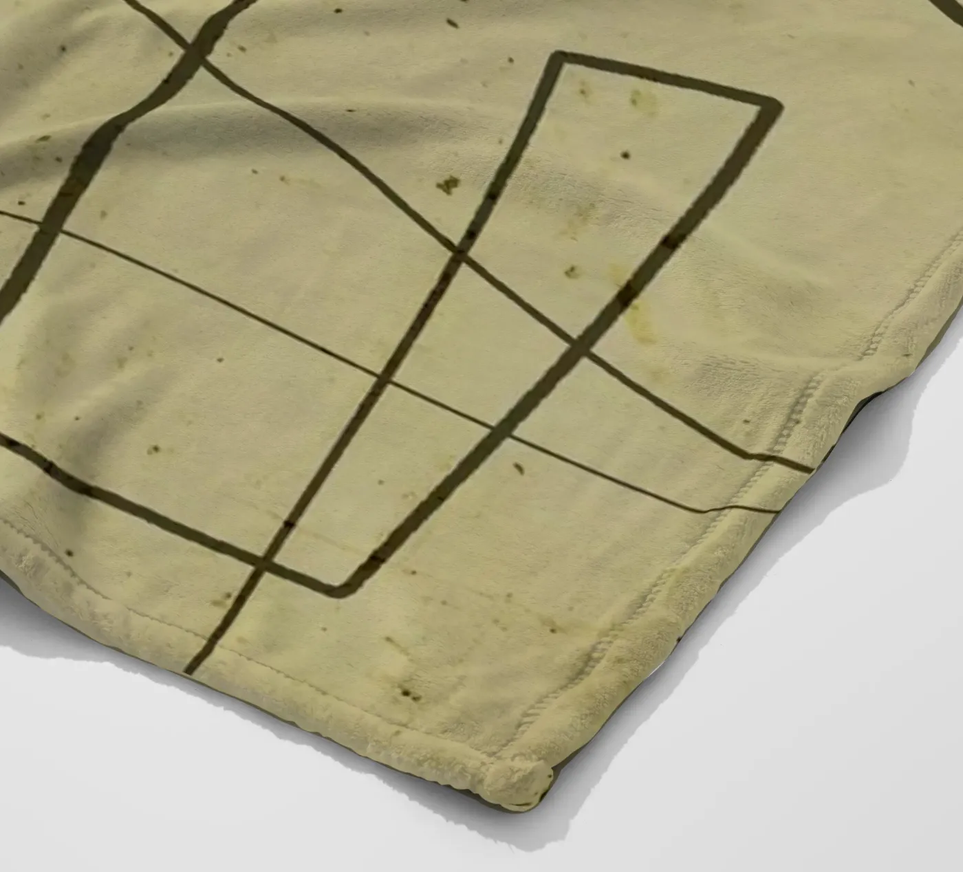 Angular Lines No 9 fleece blanket by treechild