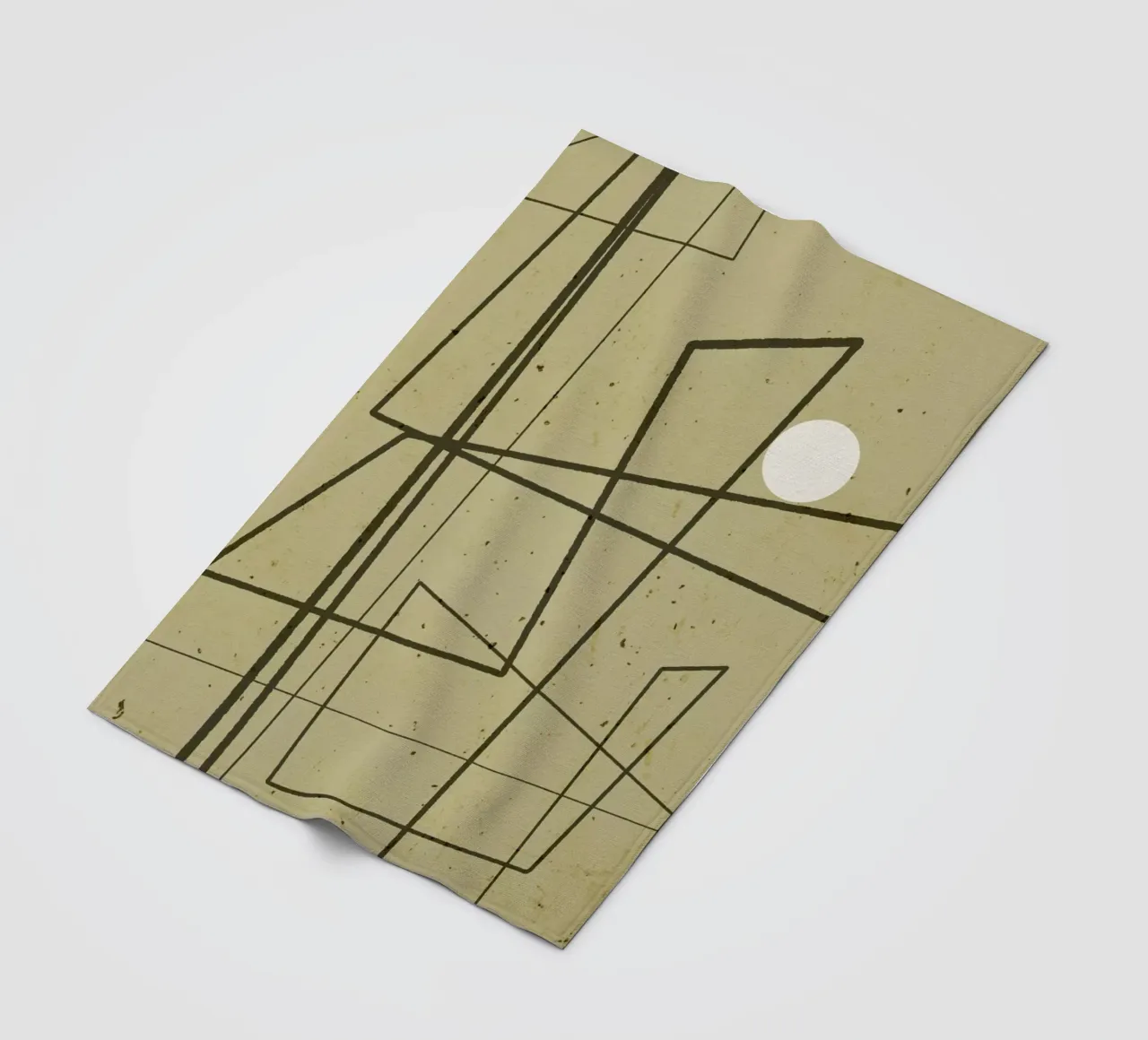 Angular Lines No 9 plaid polaire de treechild