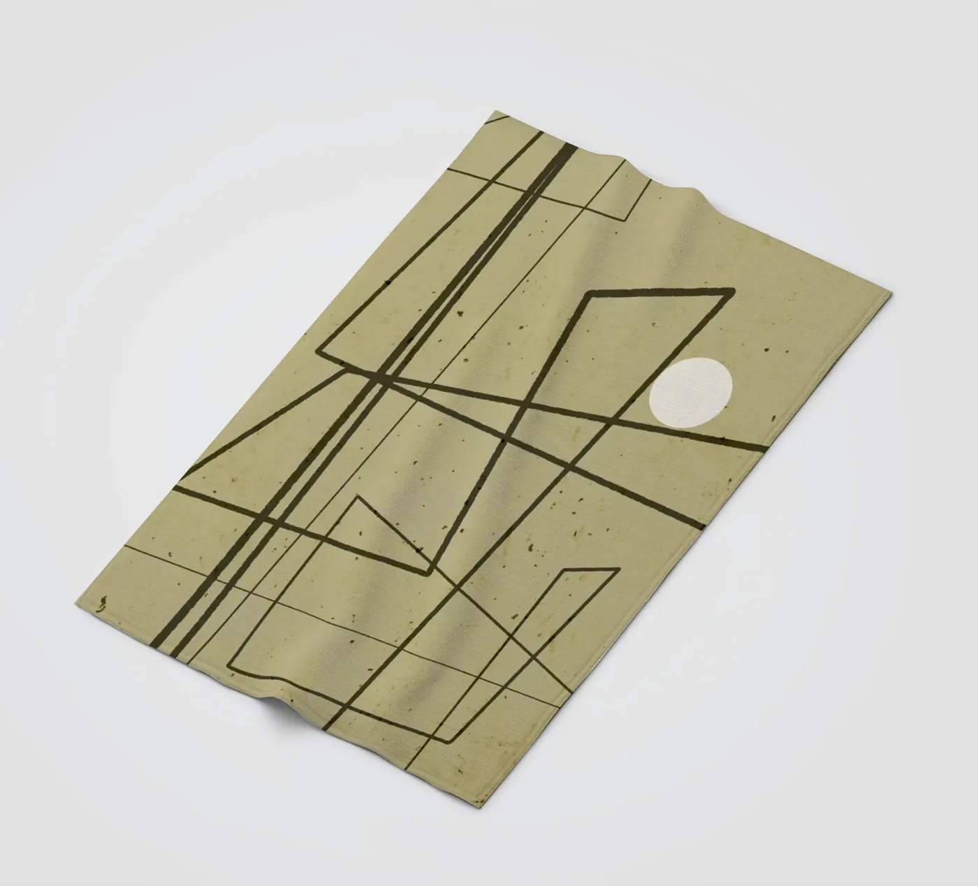 Angular Lines No 9 fleece blanket by treechild