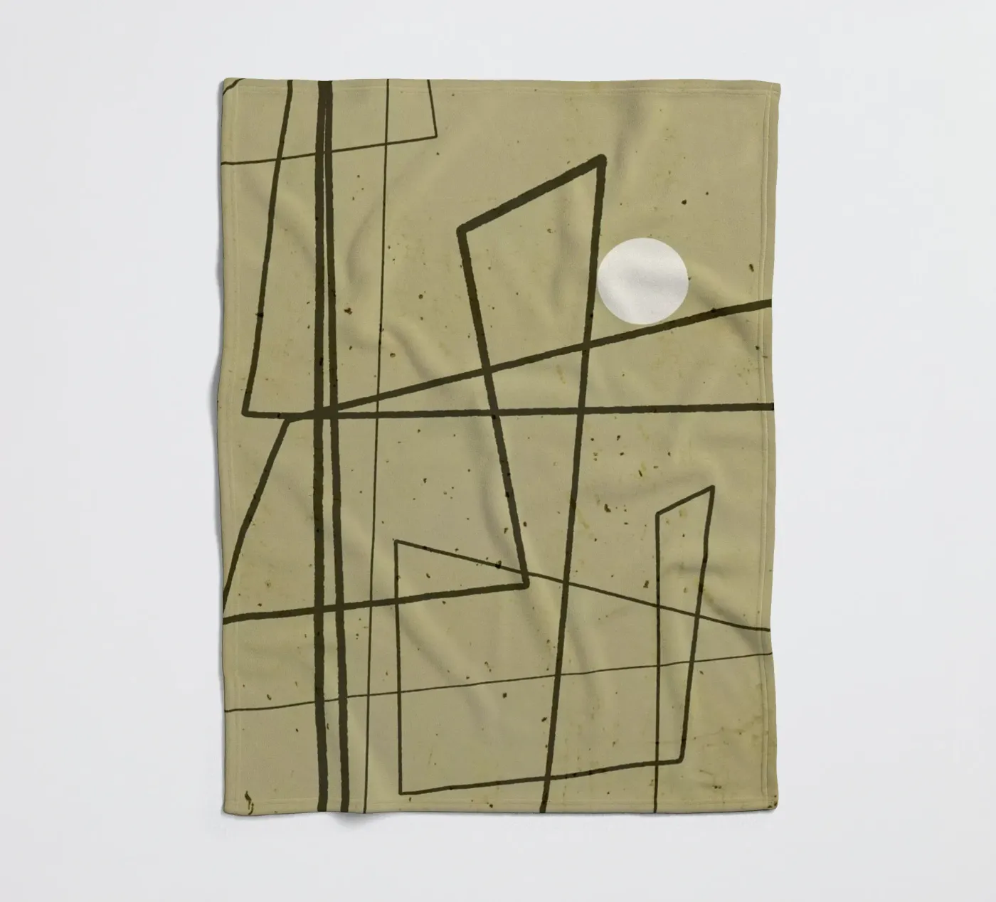 Angular Lines No 9 fleece blanket by treechild