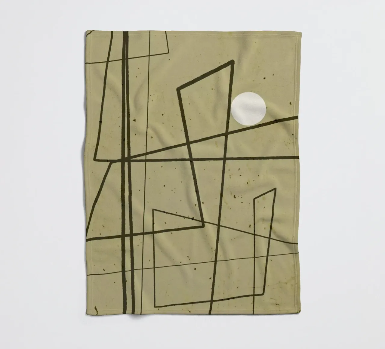 Angular Lines No 9 Fleecedecke von treechild