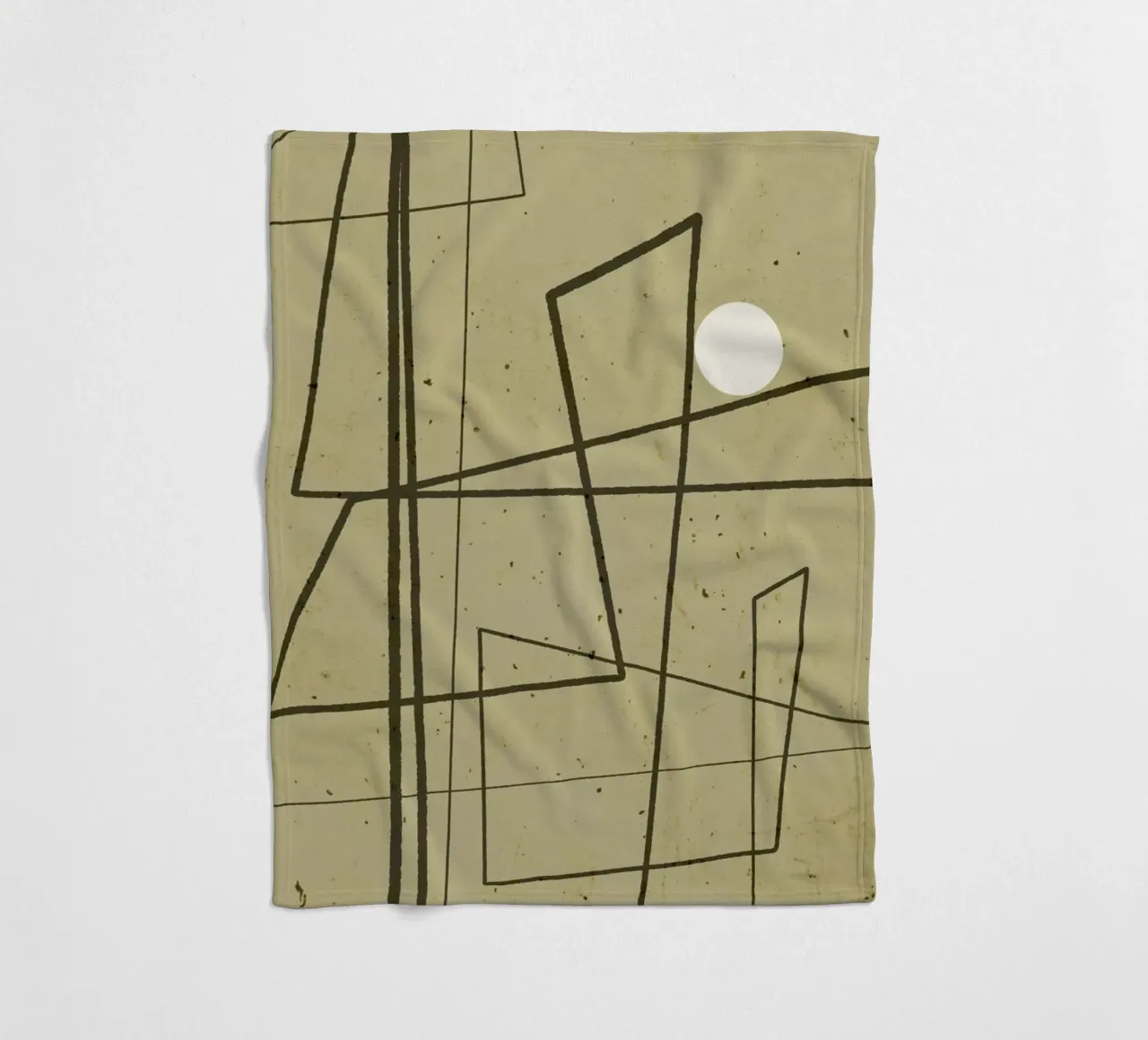 Angular Lines No 9 plaid polaire de treechild