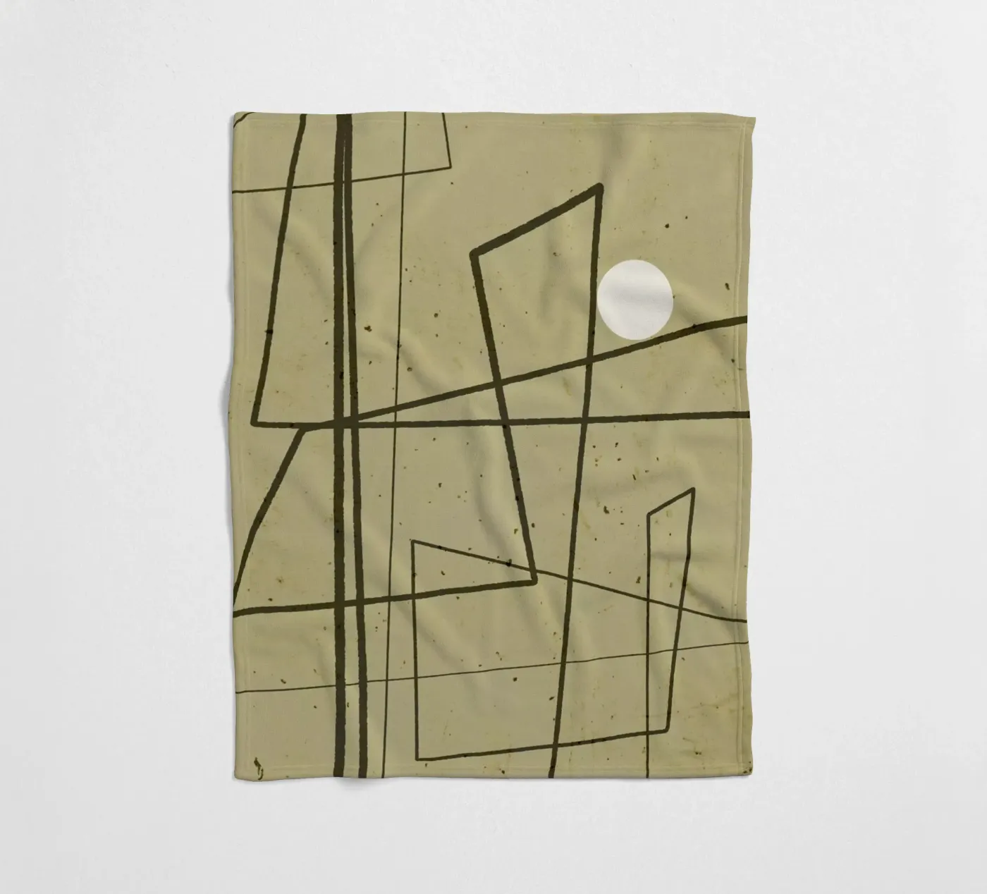 Angular Lines No 9 fleece blanket by treechild