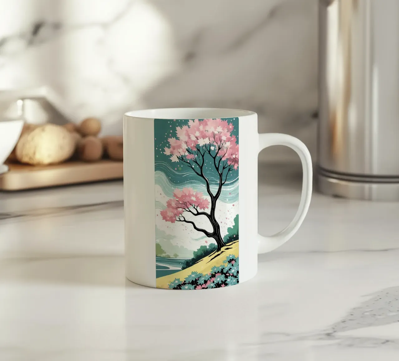 curve wind blossom tazza in ceramica da melts