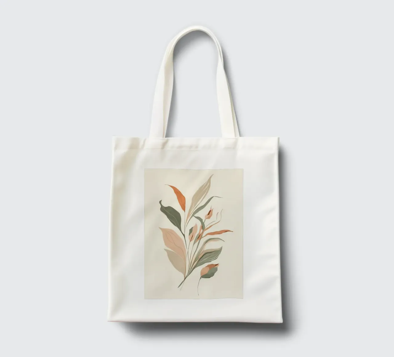 minimal leaf branch borsa in juta da melts