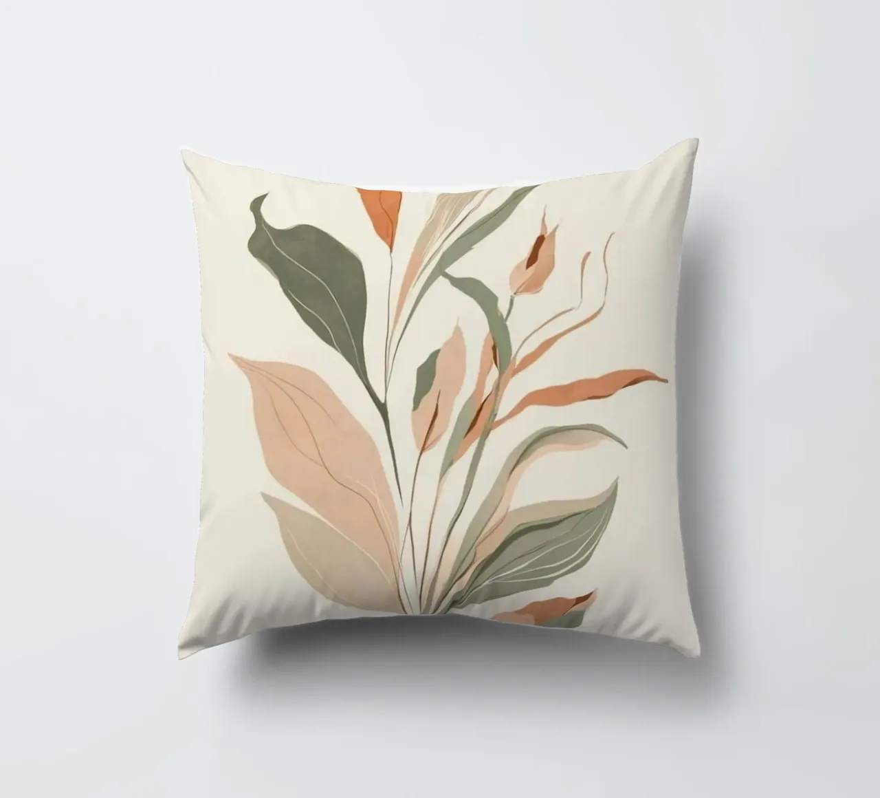 minimal leaf branch cuscino da melts