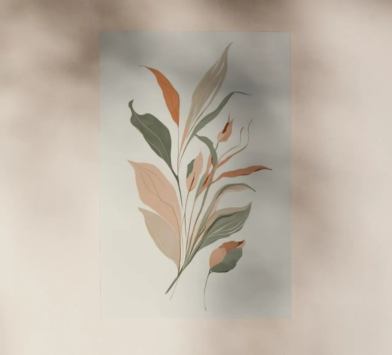 minimal leaf branch pellicola backlit da melts