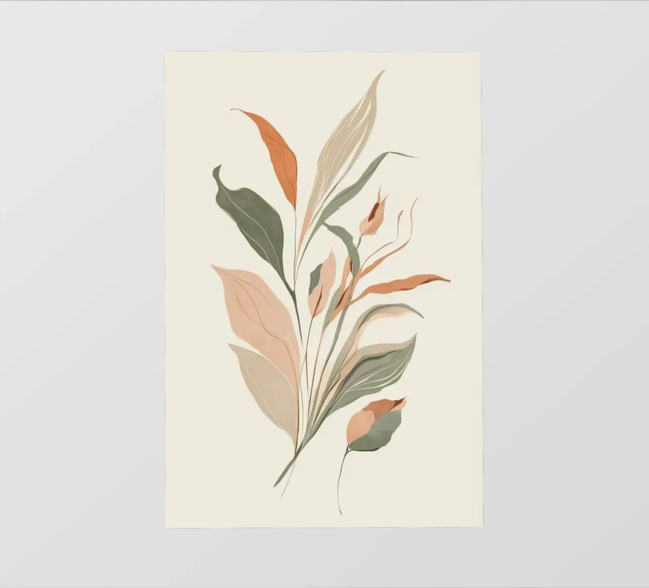 minimal leaf branch telo in pvc da melts