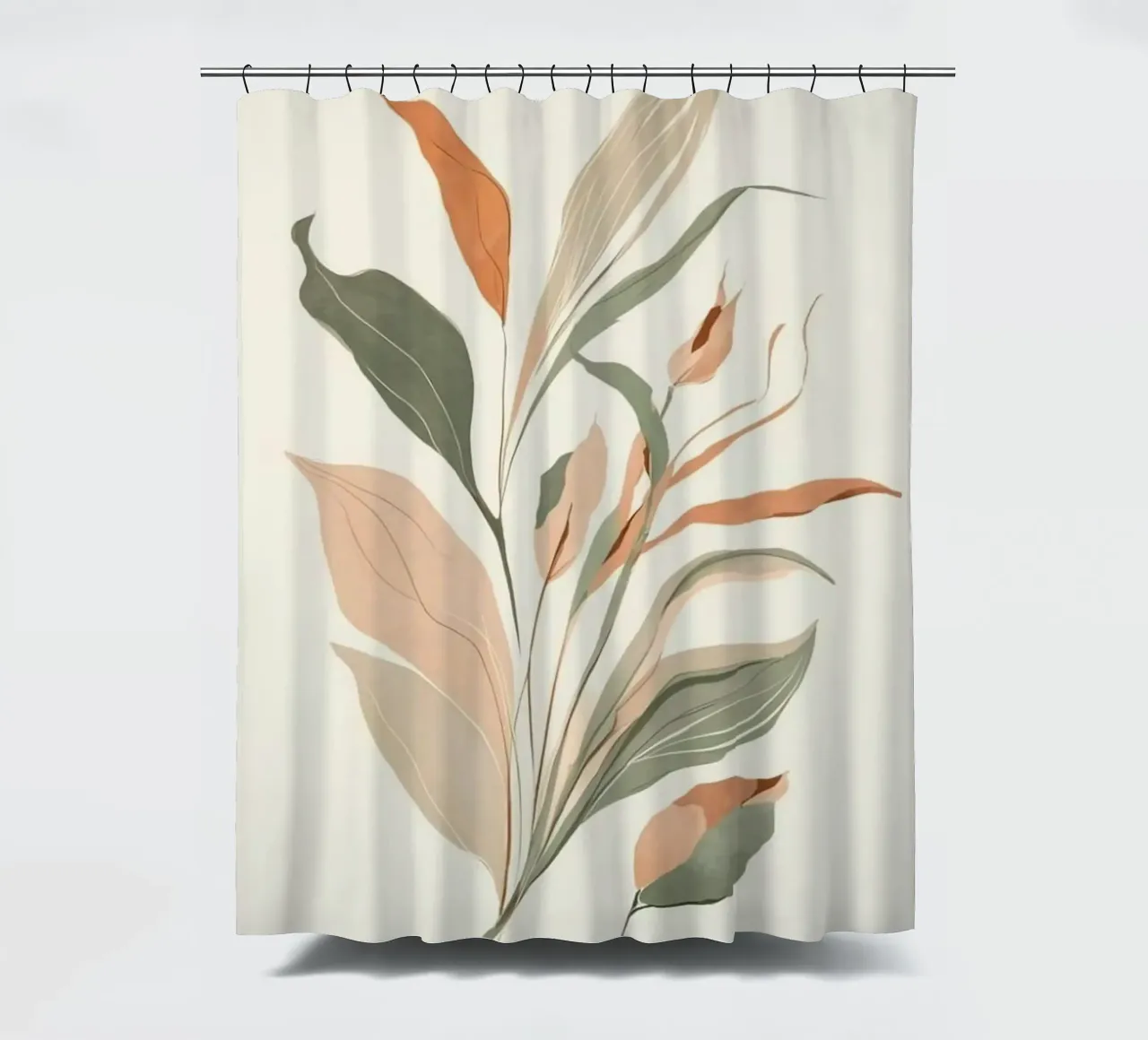 minimal leaf branch tenda da doccia da melts