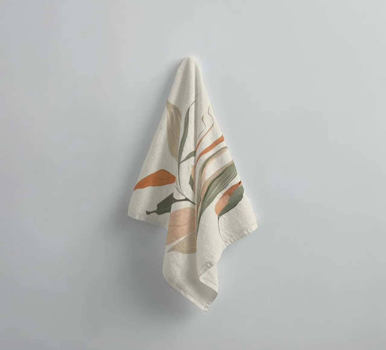 minimal leaf branch asciugamano da bagno da melts