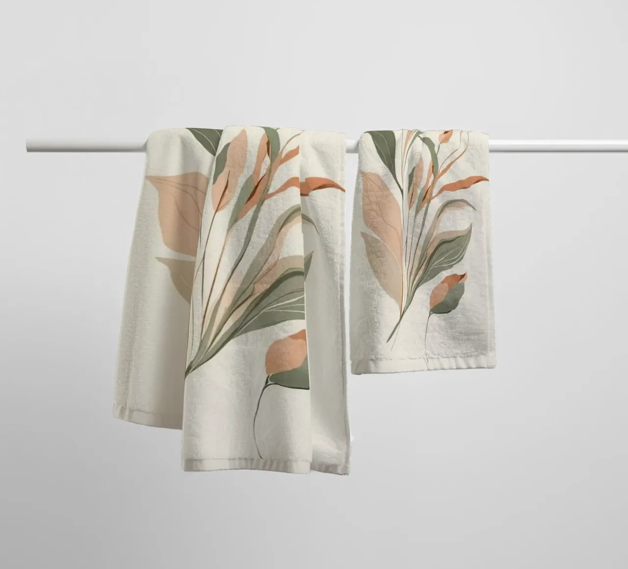 minimal leaf branch asciugamano da bagno da melts