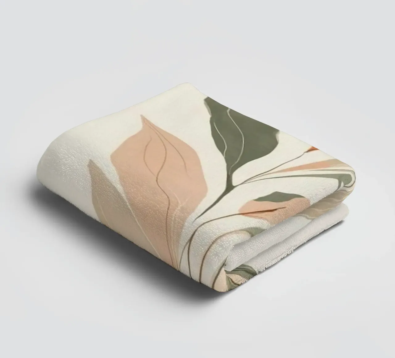 minimal leaf branch asciugamano da bagno da melts