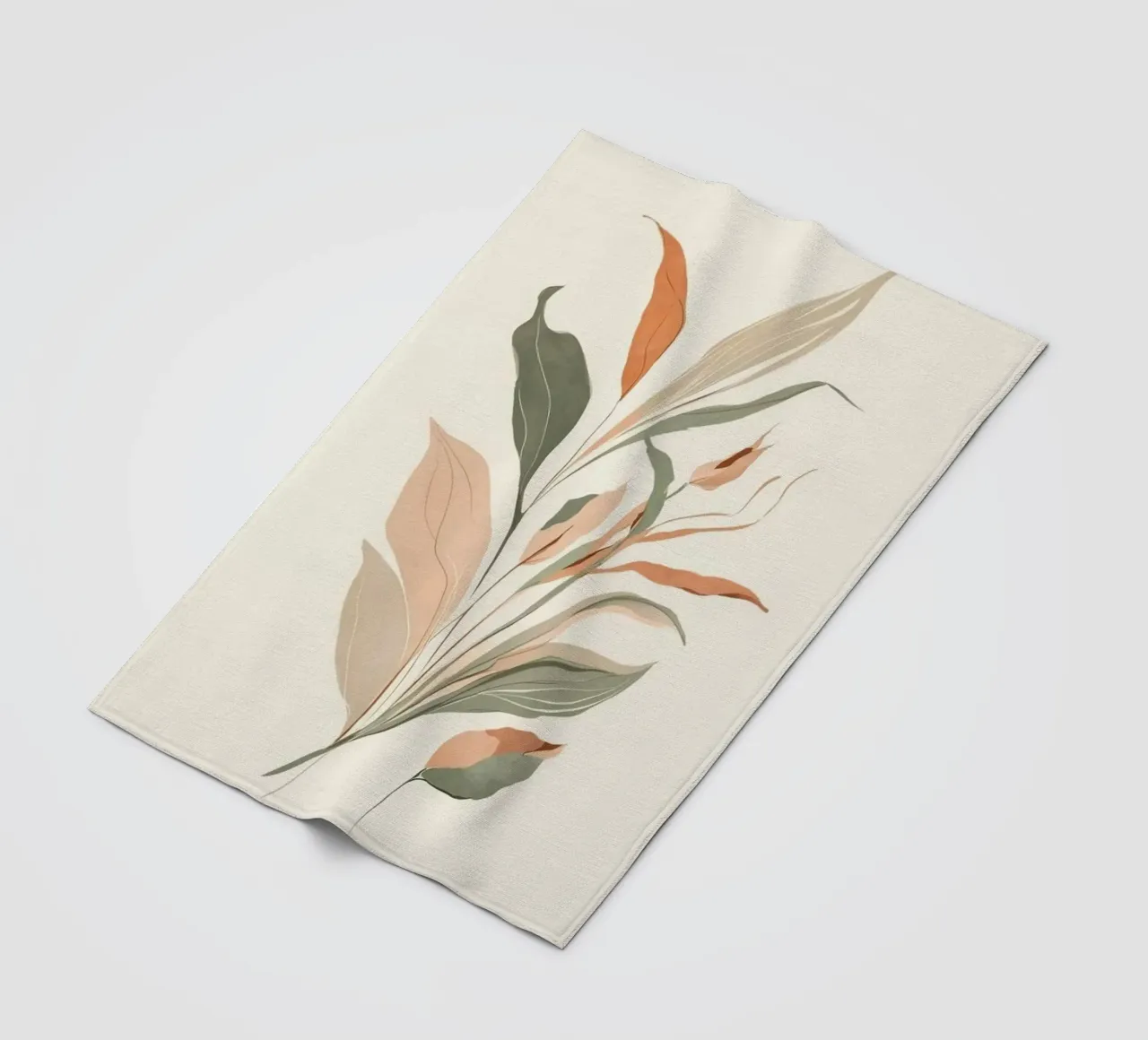 minimal leaf branch coperta in pile da melts