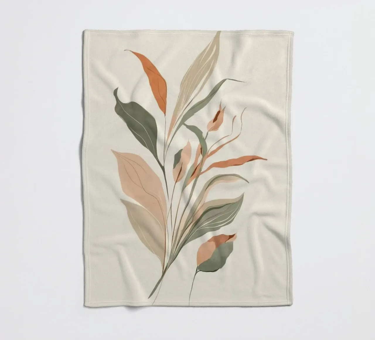 minimal leaf branch coperta in pile da melts