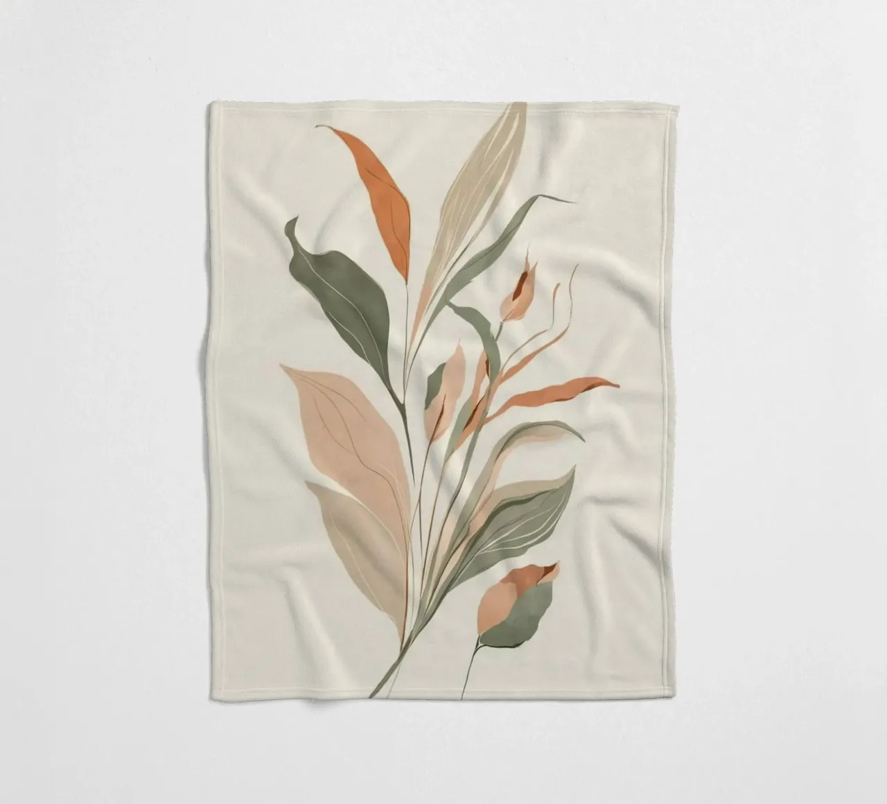 minimal leaf branch coperta in pile da melts