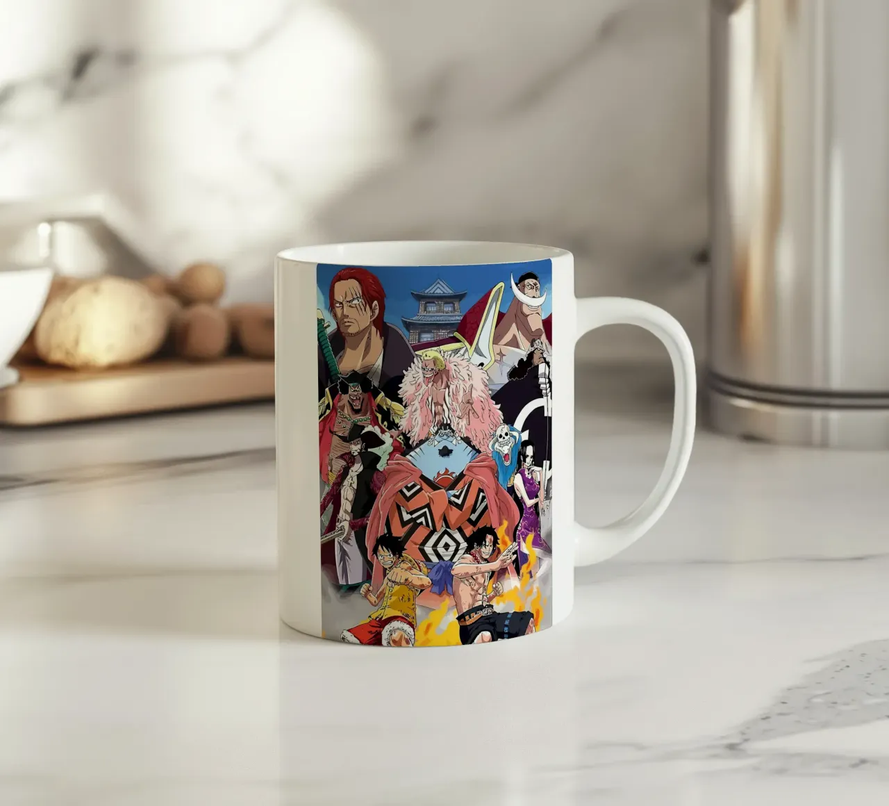 One Piece Characters tazza in ceramica da Dumery Art