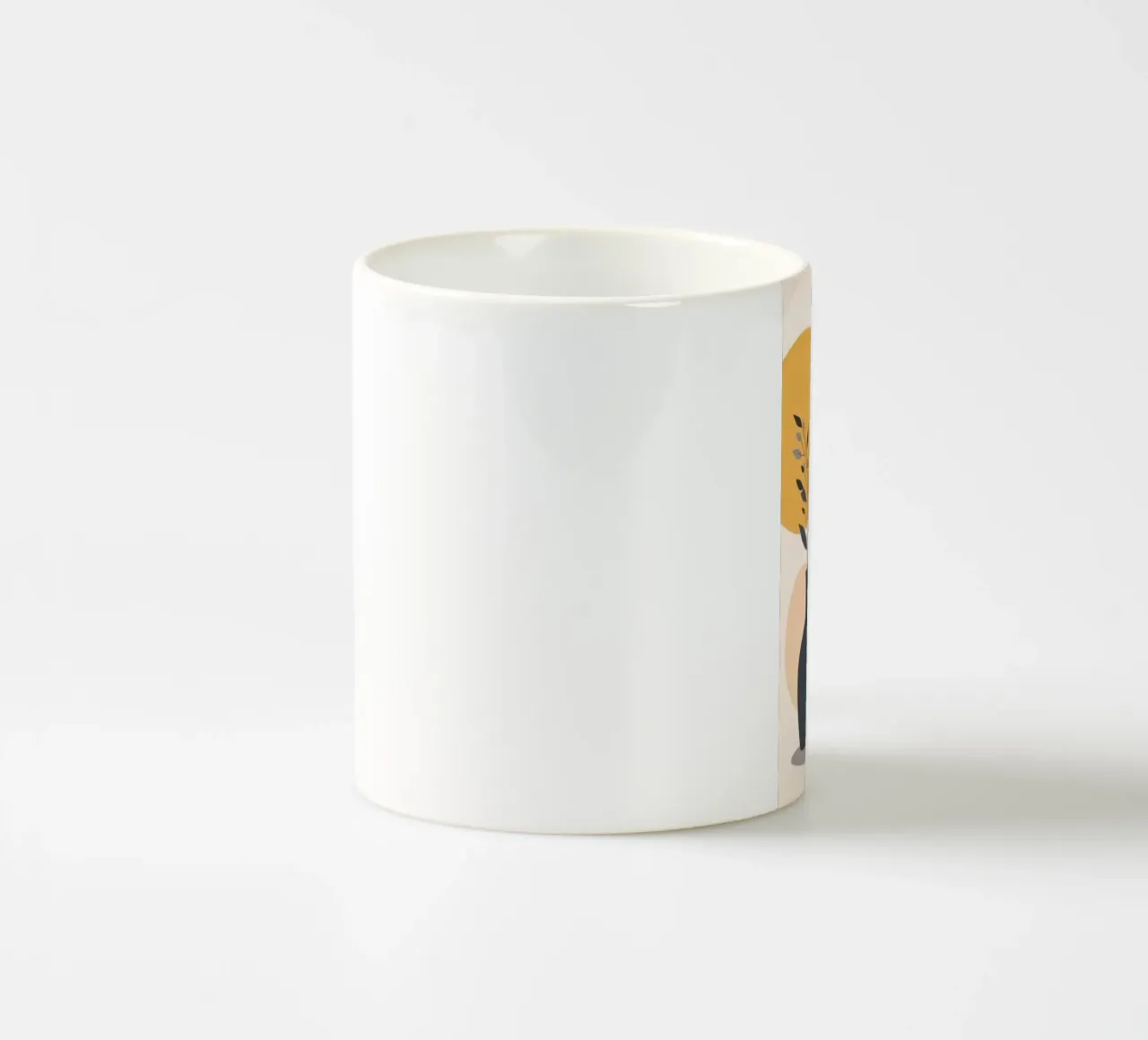 vase with branch tazza in ceramica da melts
