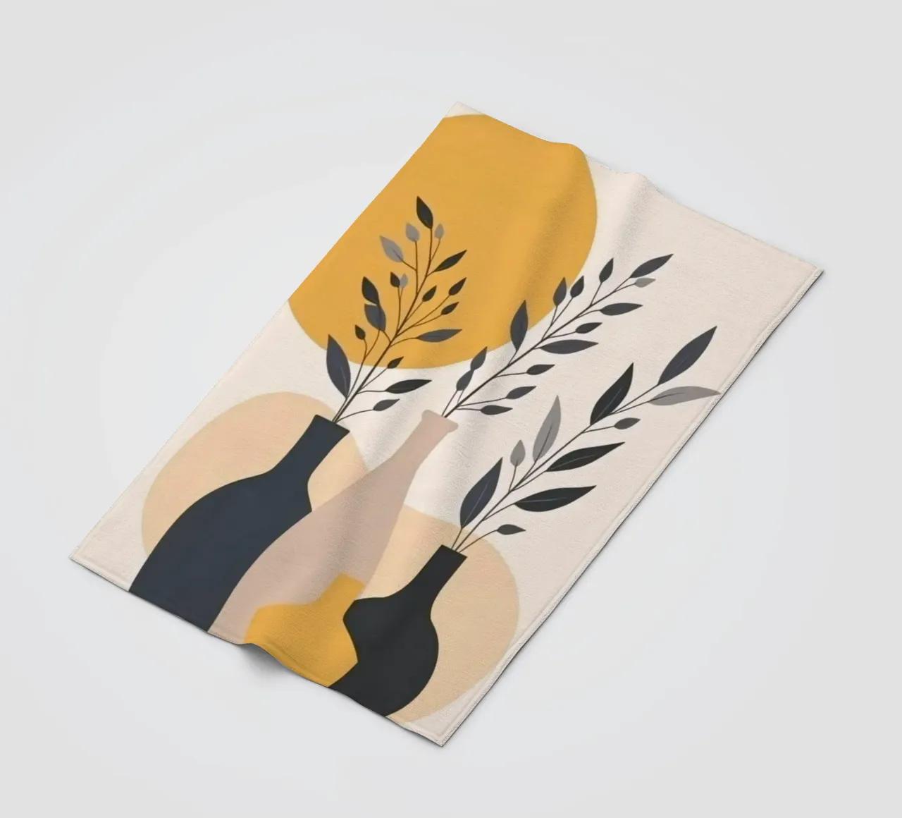 vase with branch coperta in pile da melts