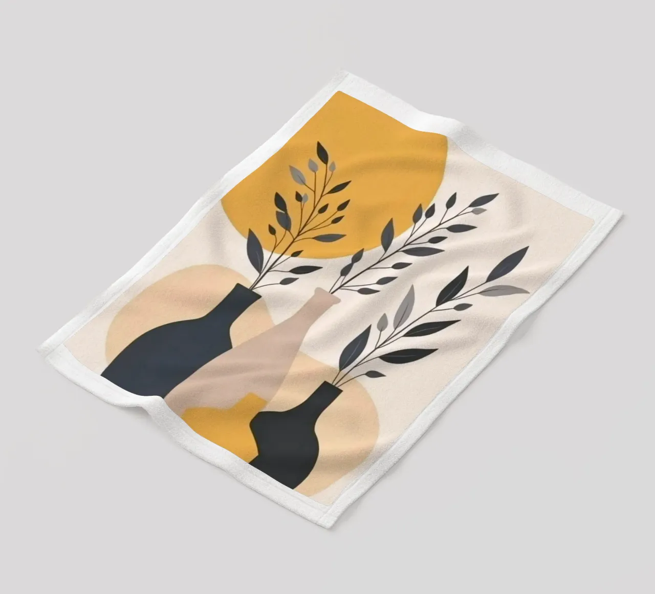 vase with branch coperta in pile da melts