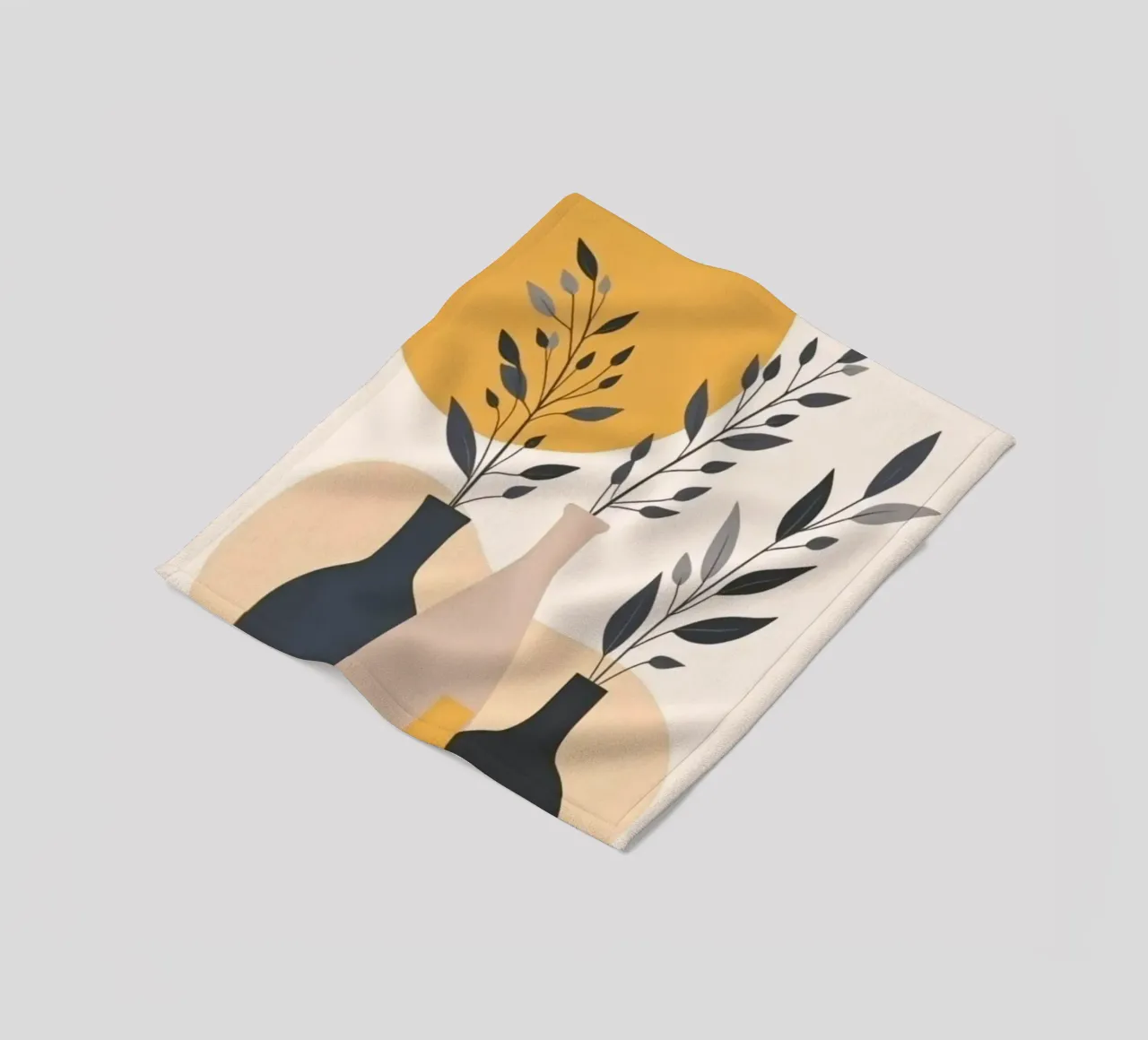 vase with branch coperta in pile da melts