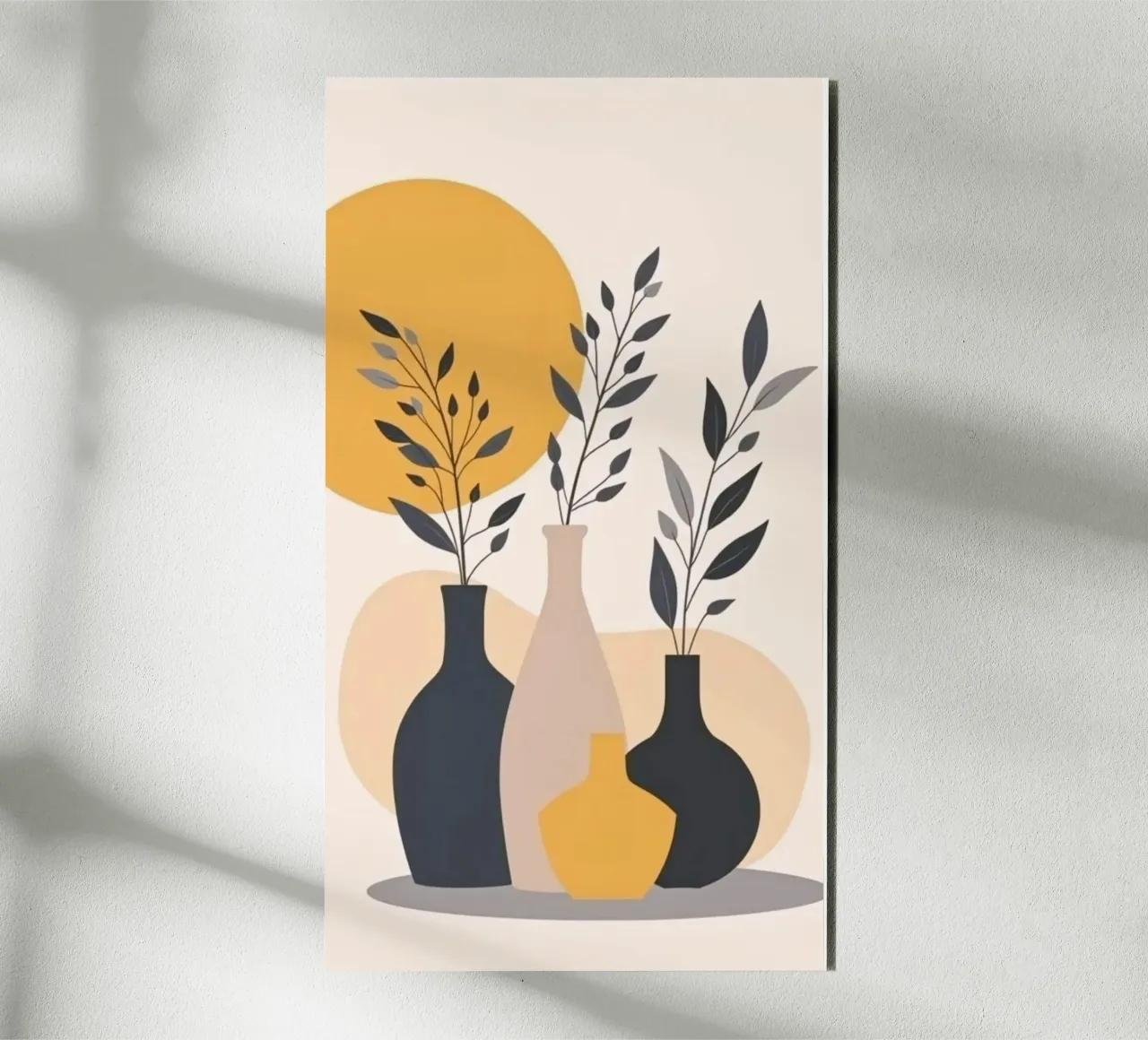 vase with branch alluminio dibond da melts