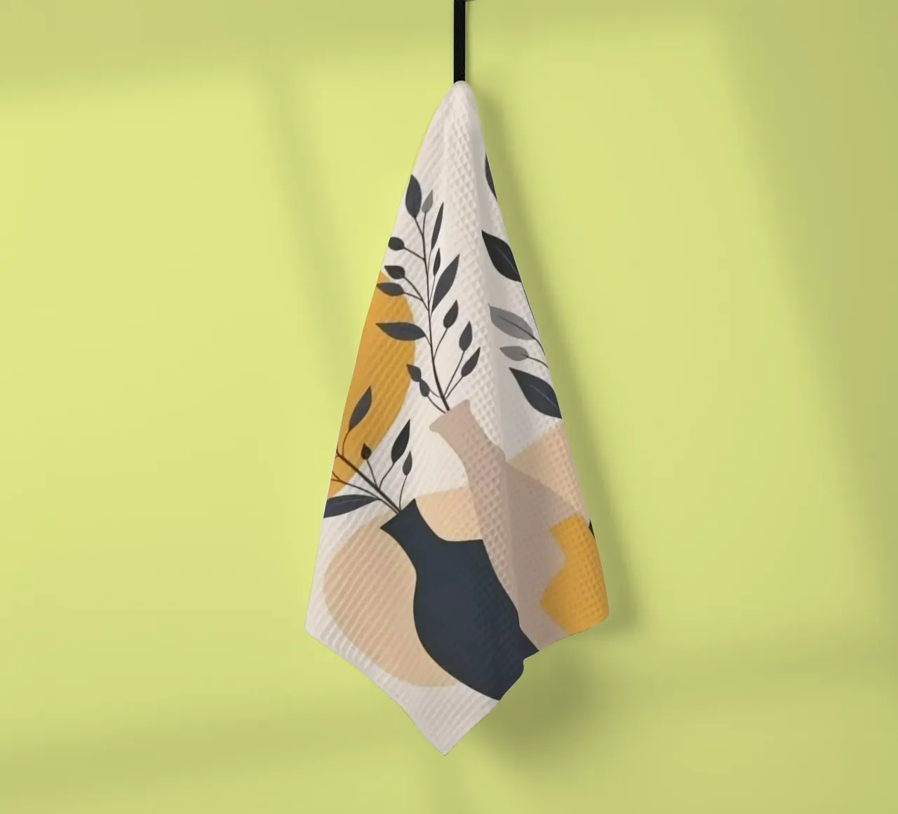 vase with branch canovaccio da cucina da melts