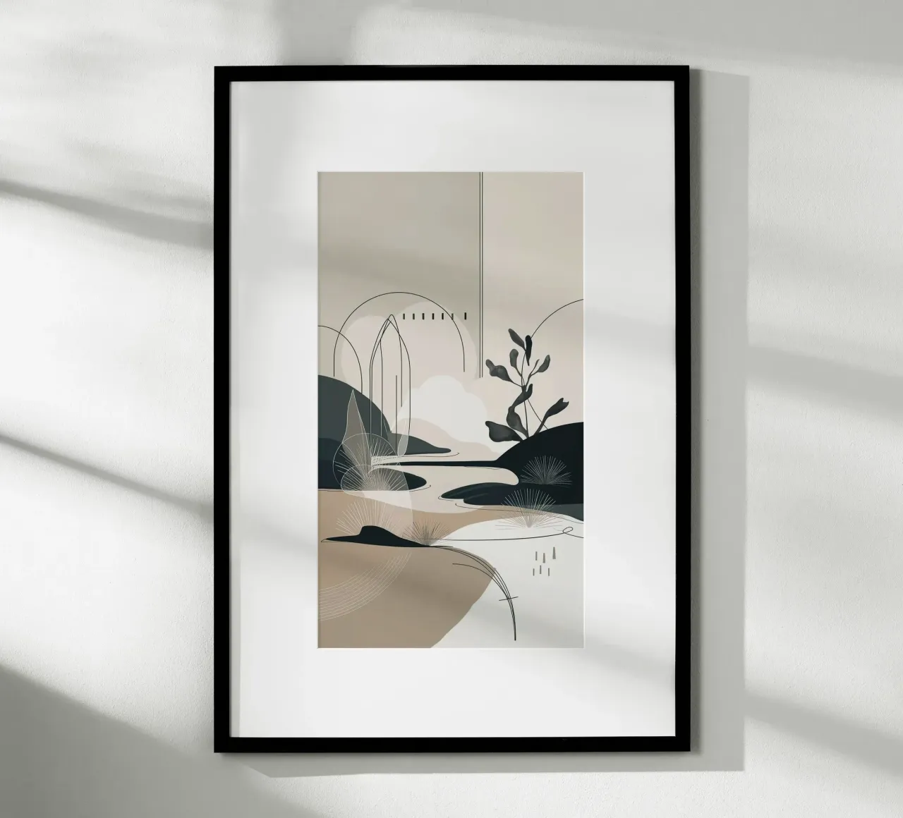 landscape land in tone poster da hamily