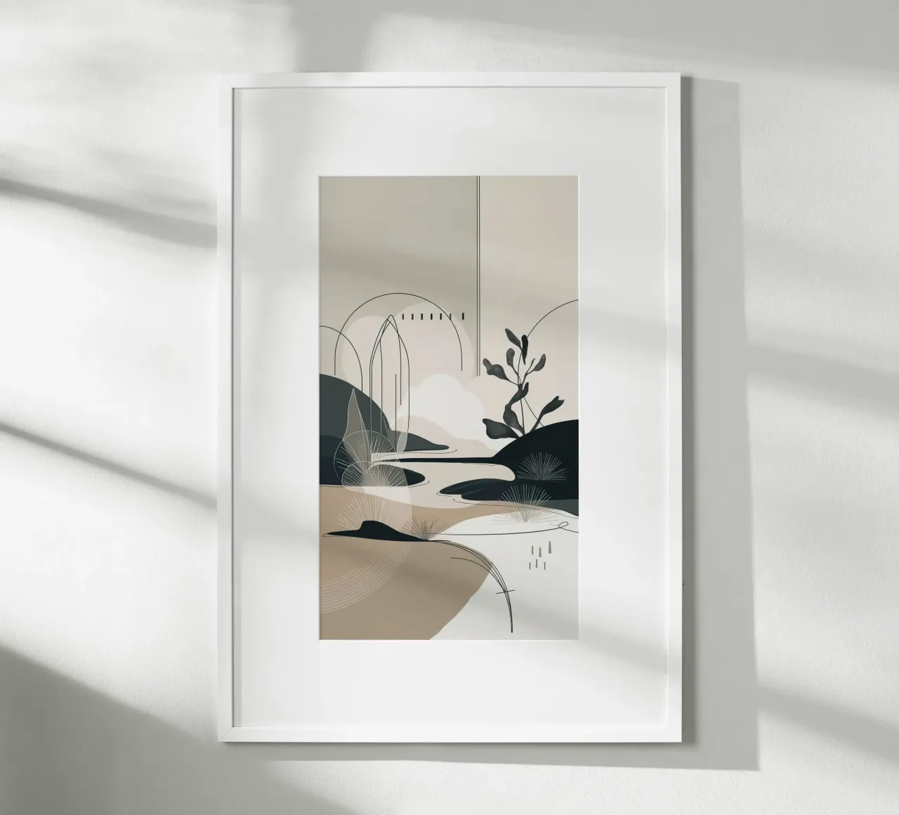 landscape land in tone poster da hamily