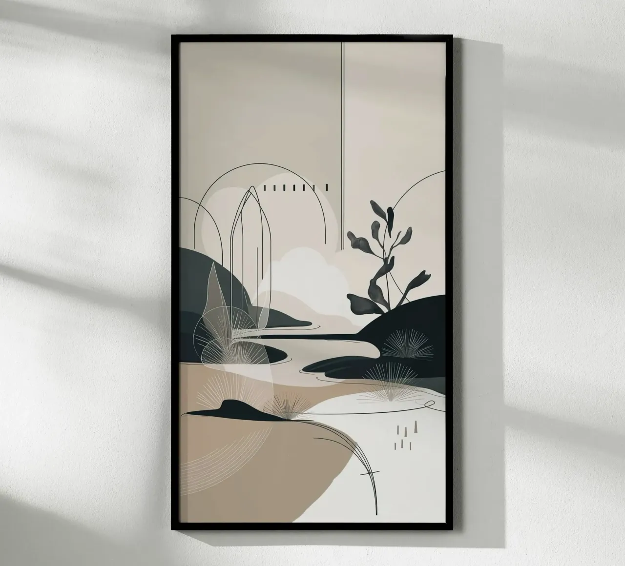 landscape land in tone poster da hamily