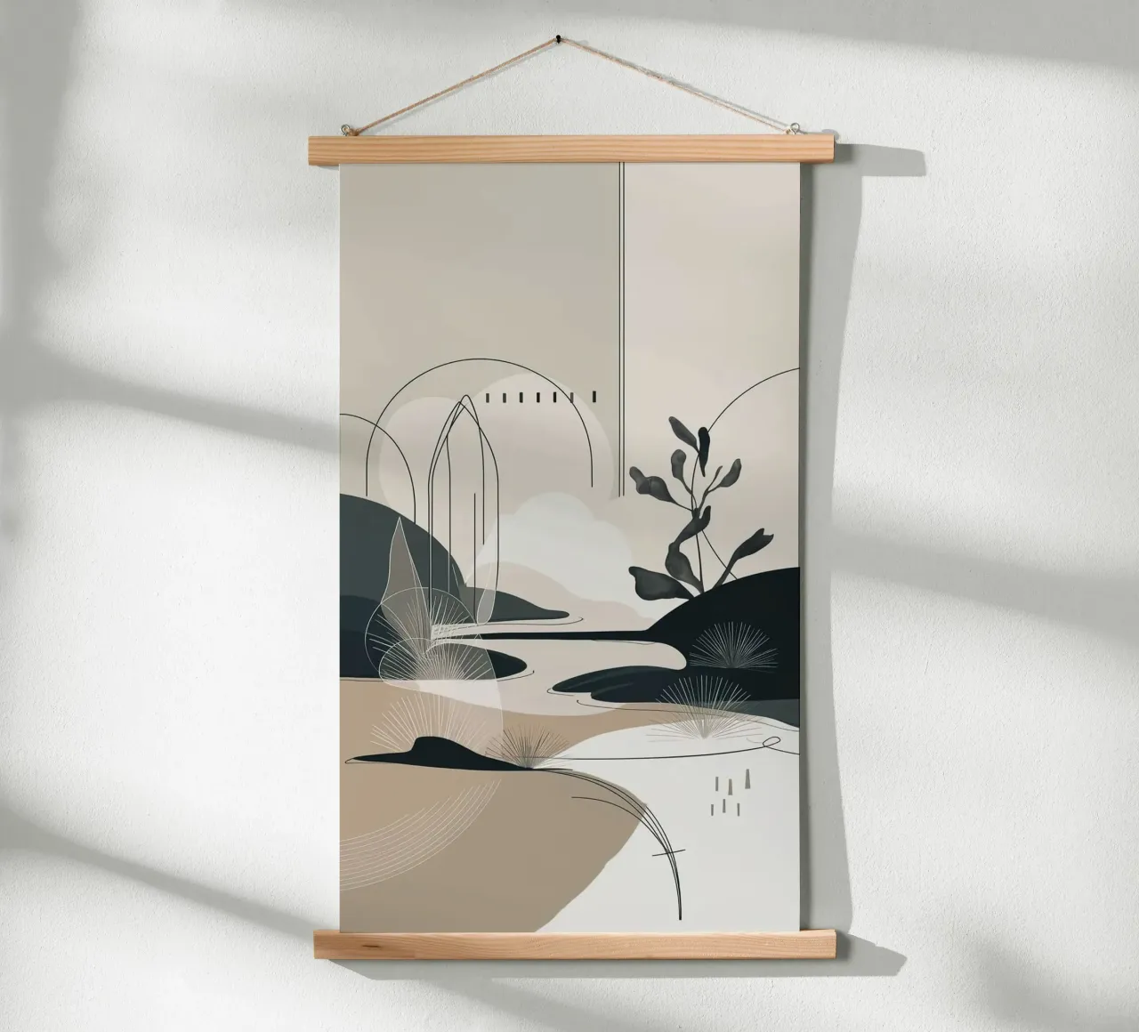 landscape land in tone poster da hamily