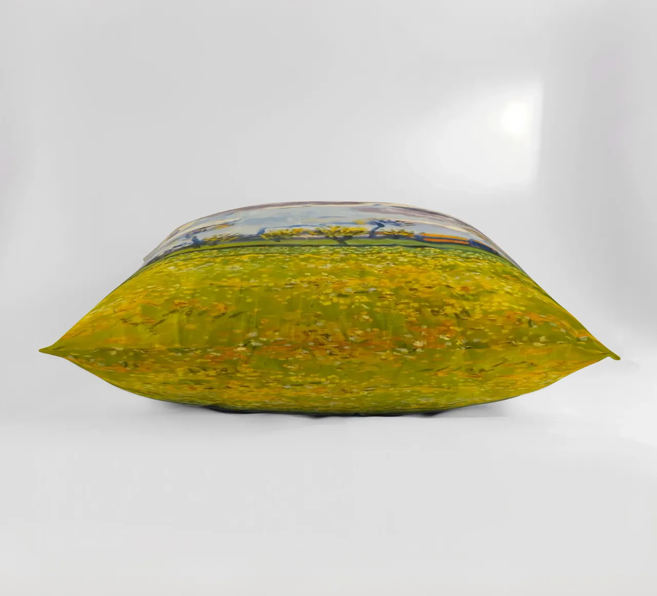 field with cloudy sun cuscino da melts