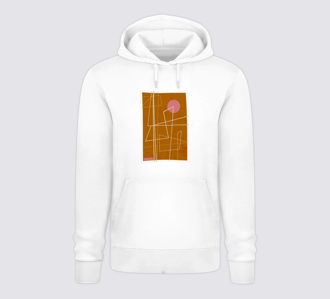 Angular Lines No 10 felpa con cappuccio da treechild