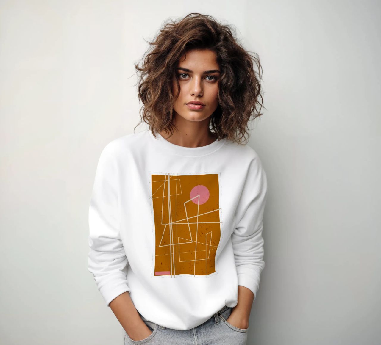 Angular Lines No 10 Sweatshirt von treechild