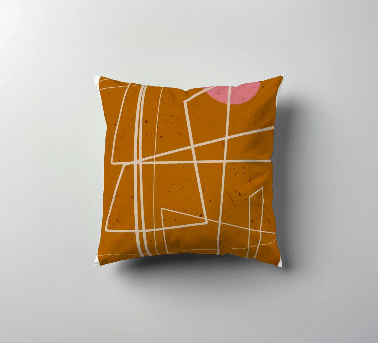 Angular Lines No 10 Kissen von treechild