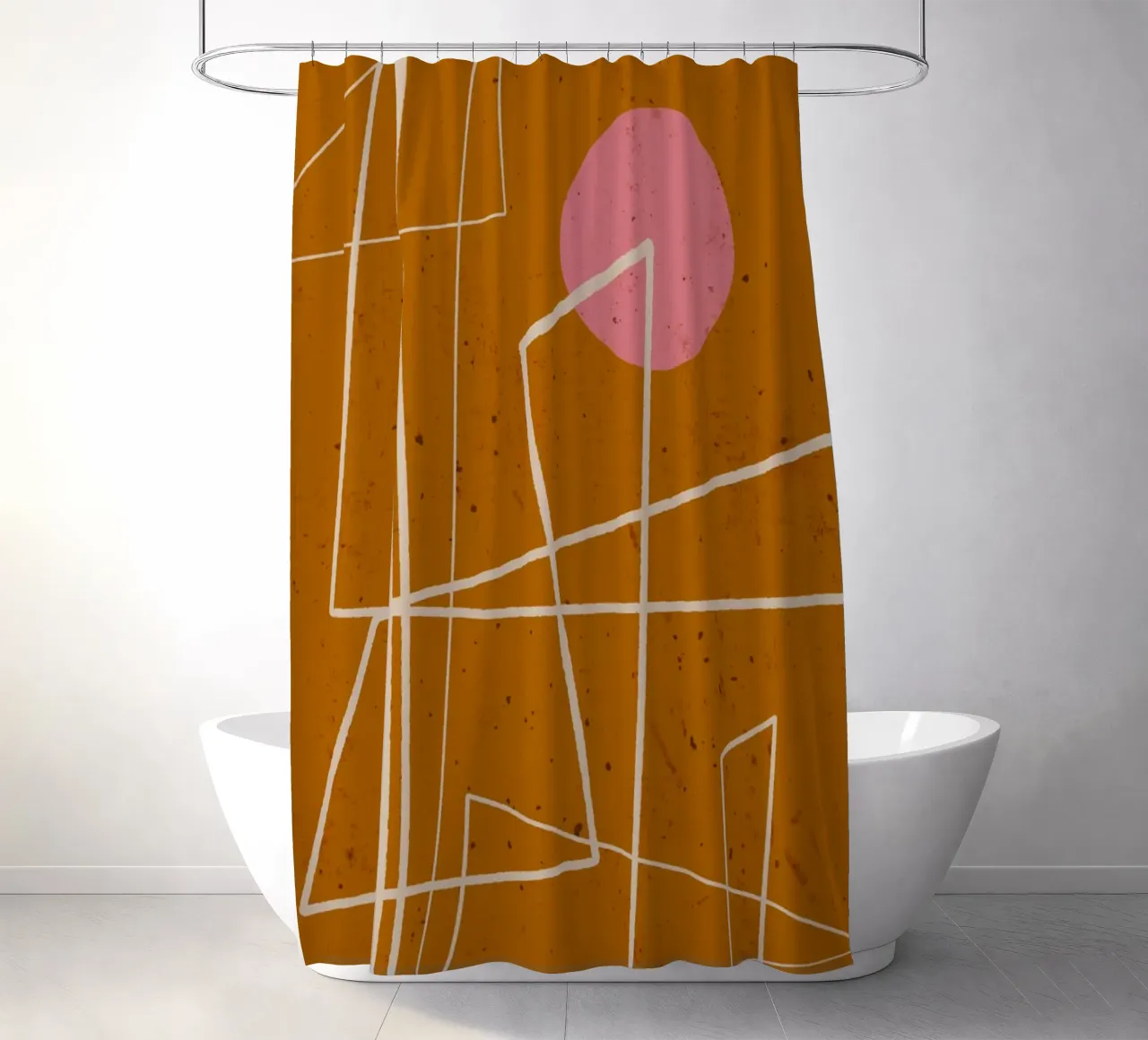 Angular Lines No 10 rideau de douche de treechild