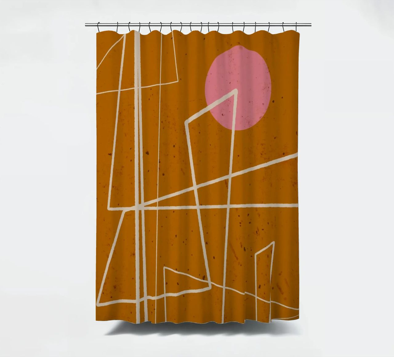 Angular Lines No 10 Duschvorhang von treechild