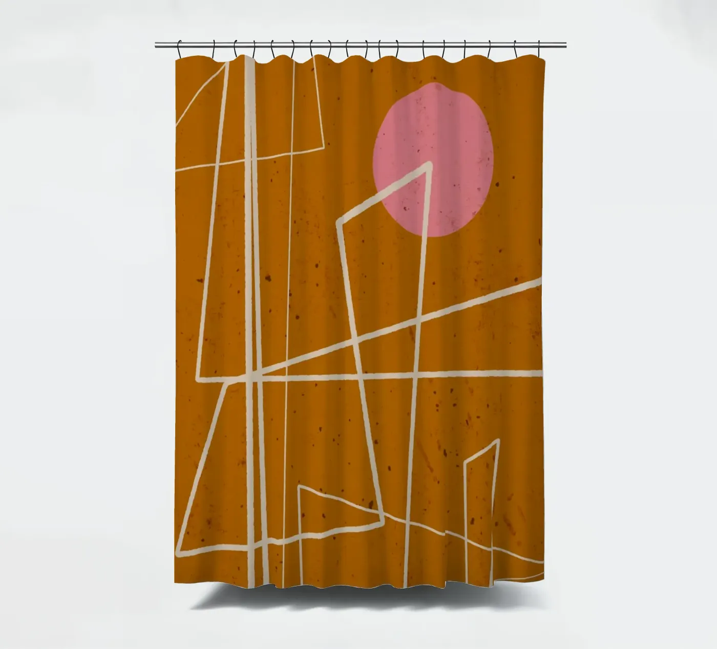 Angular Lines No 10 Duschvorhang von treechild