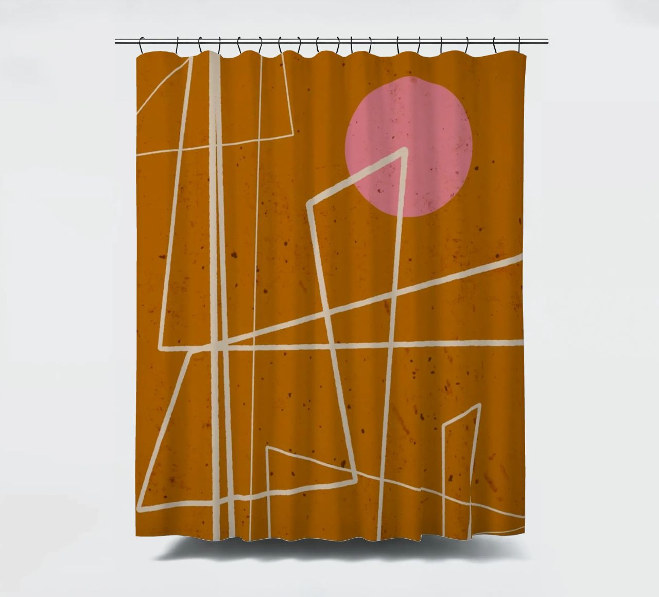 Angular Lines No 10 Duschvorhang von treechild