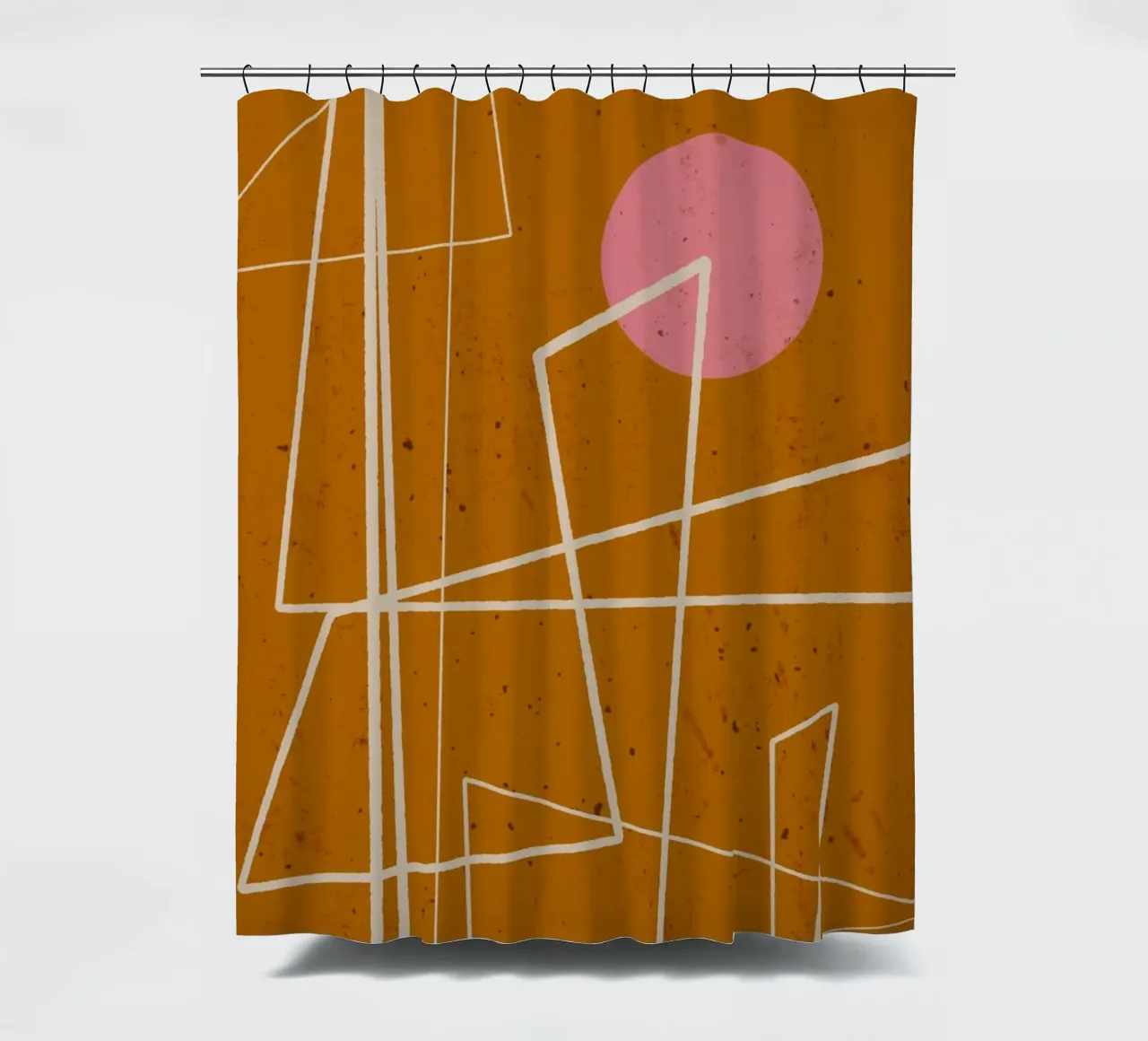 Angular Lines No 10 Duschvorhang von treechild