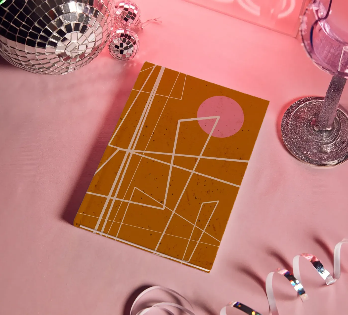 Angular Lines No 10 notebook by treechild
