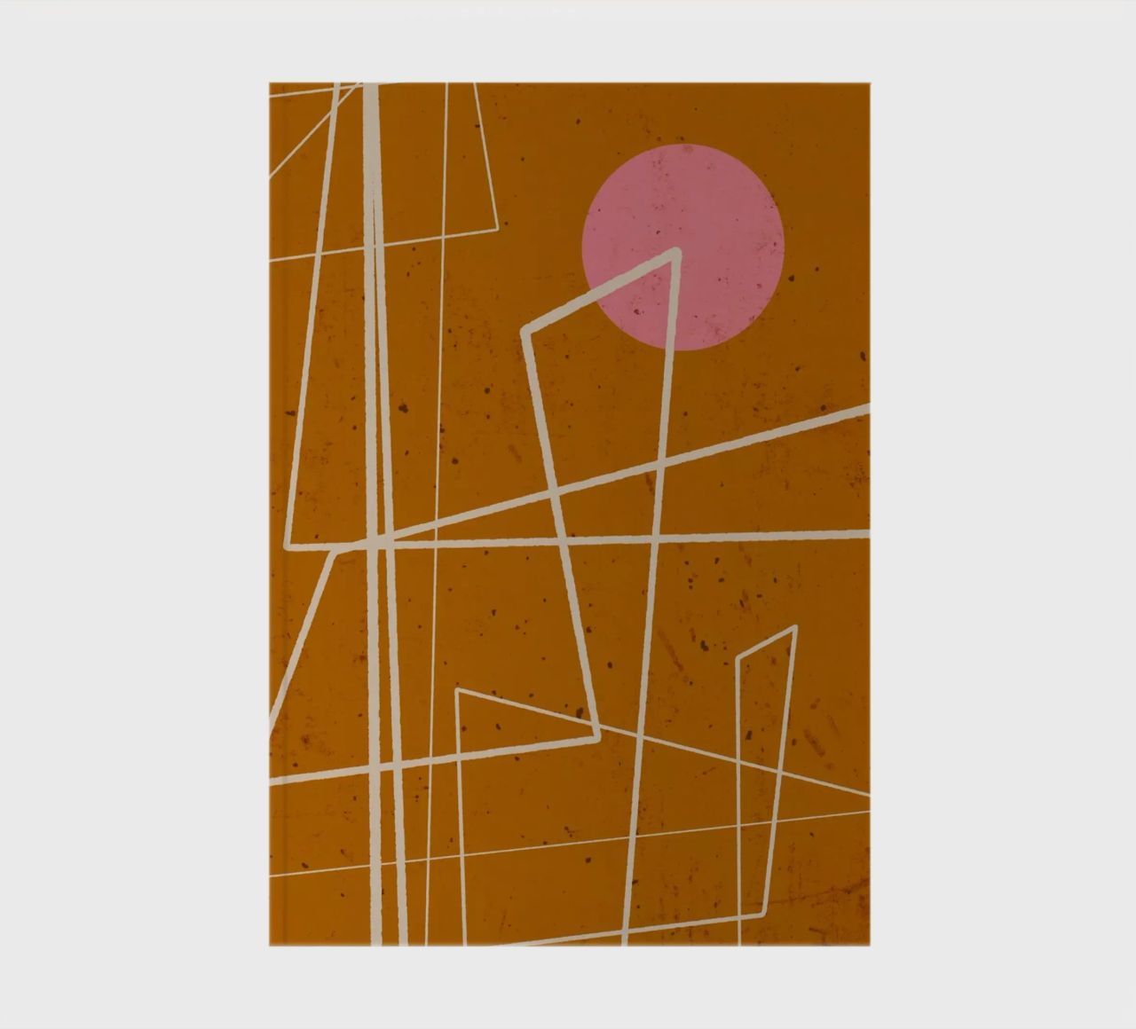 Angular Lines No 10 Notizbuch von treechild