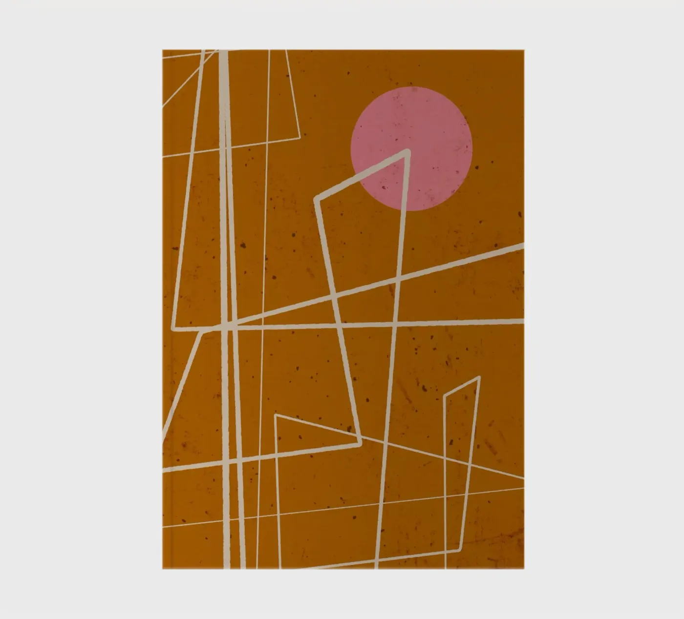 Angular Lines No 10 notebook by treechild