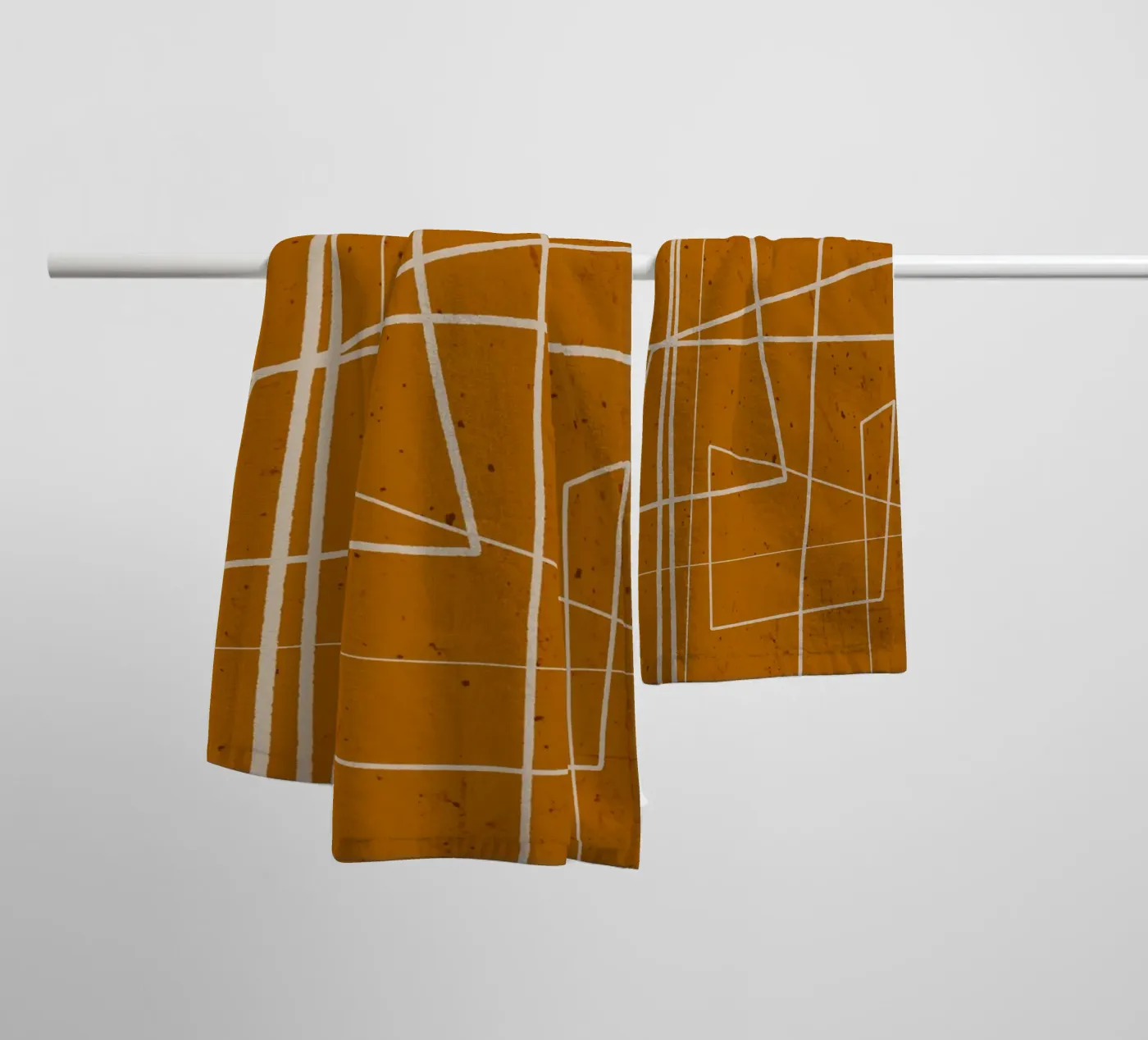Angular Lines No 10 badhanddoek van treechild