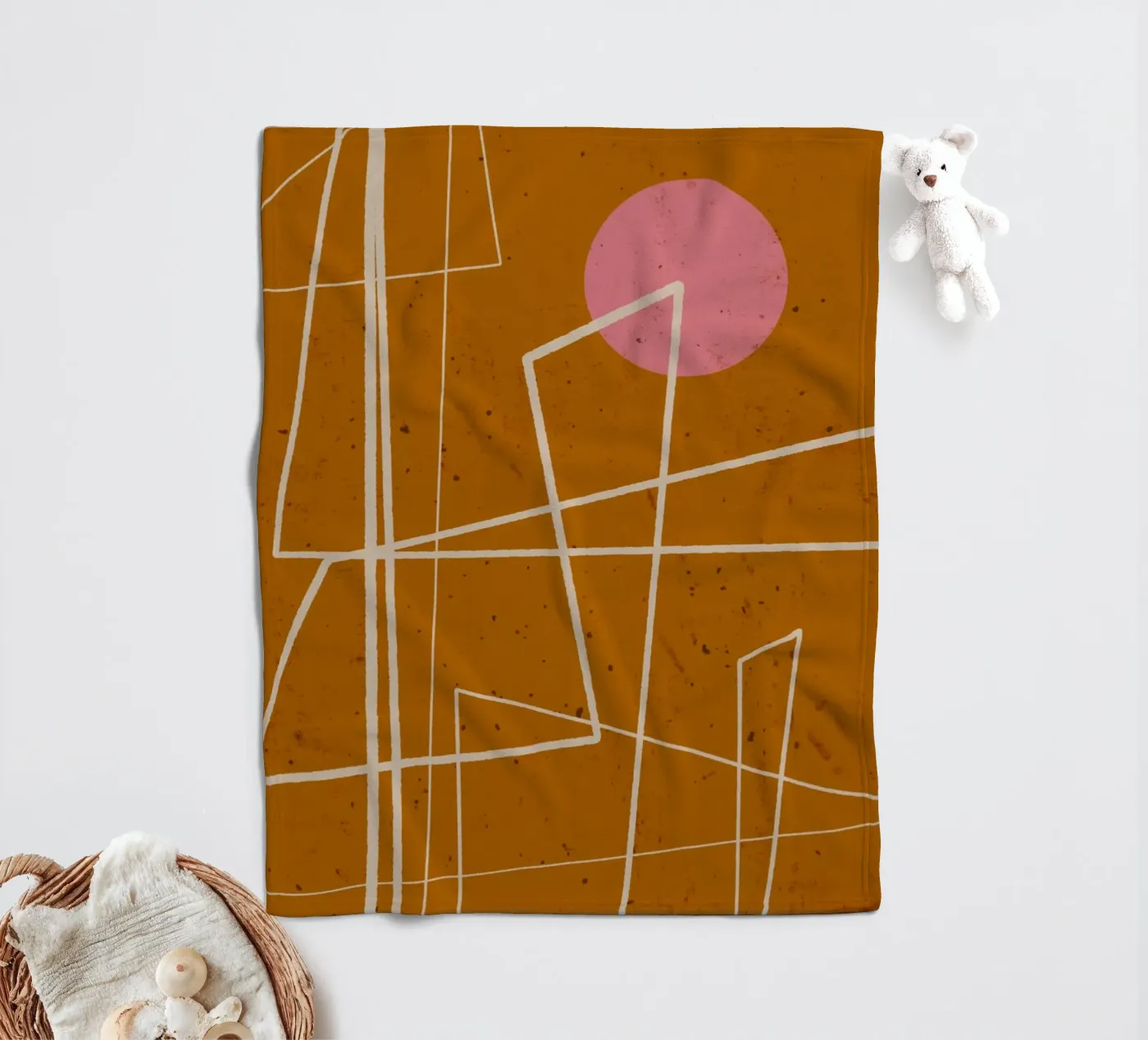 Angular Lines No 10 coperta in pile da treechild