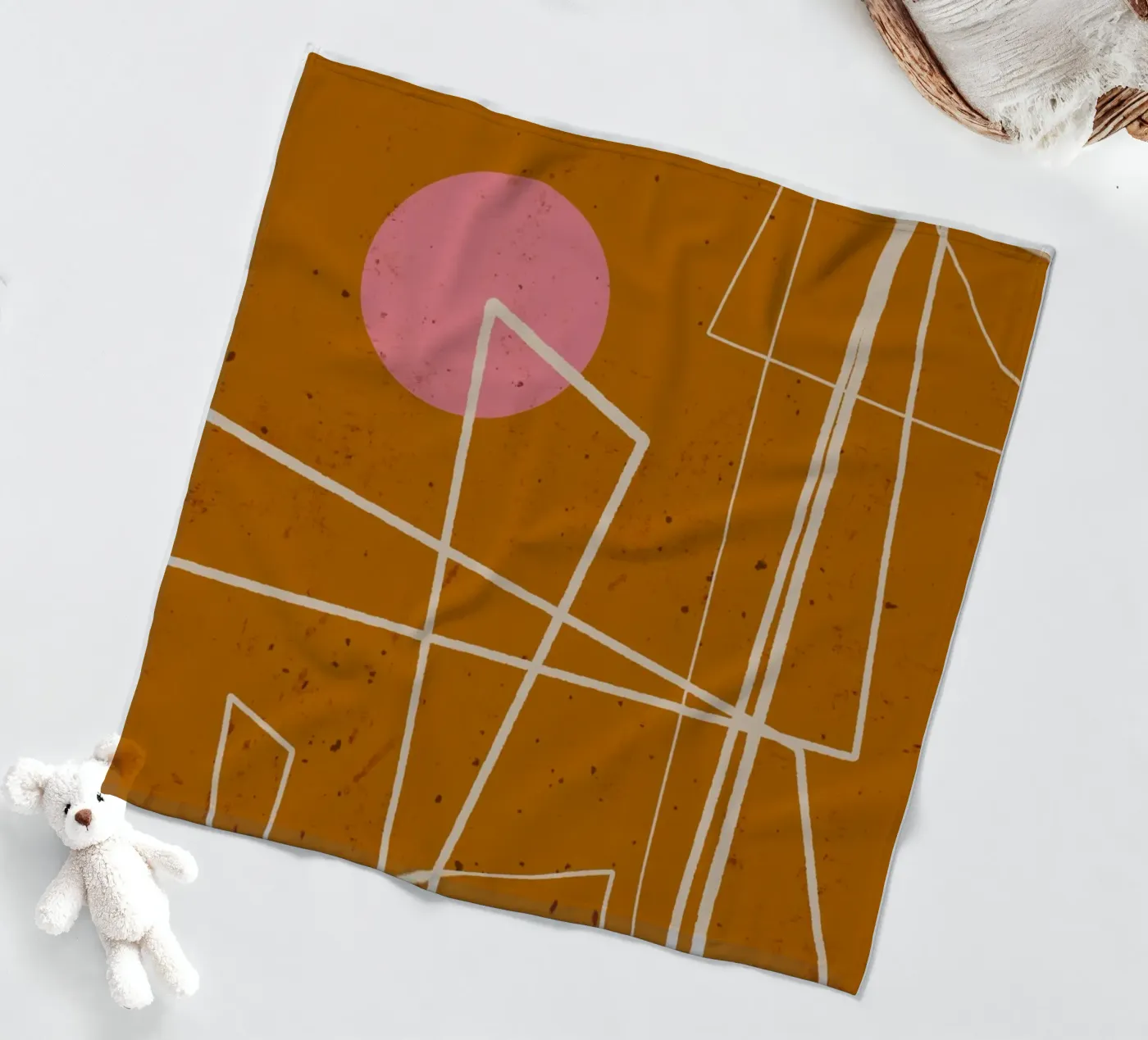 Angular Lines No 10 Fleecedecke von treechild