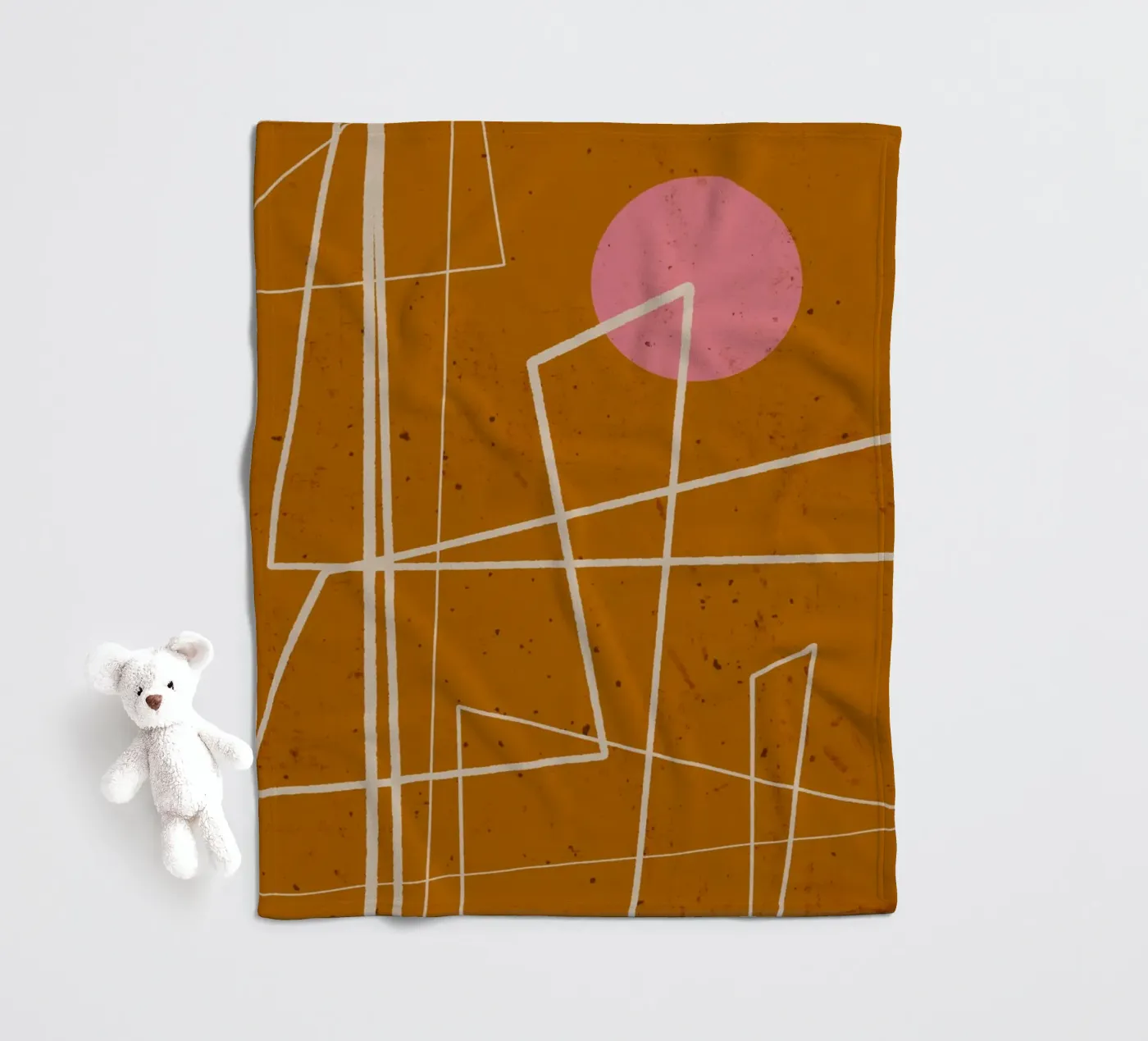 Angular Lines No 10 Fleecedecke von treechild