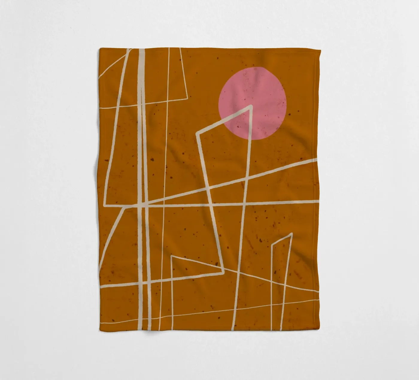 Angular Lines No 10 Fleecedecke von treechild