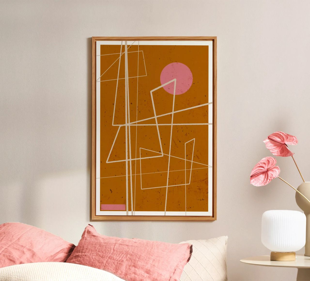 Angular Lines No 10 Alu-Dibond von treechild